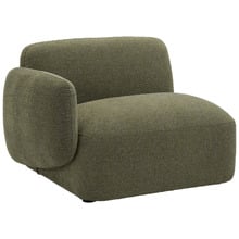 Forest Green Moab Left Corner Lounge Chair